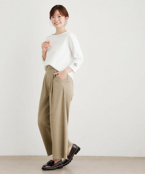 LAURA ASHLEY / ローラ アシュレイ カットソー | 【人気アイテム！袖刺繍あり】デラヴェジャージーカットソー | 詳細2