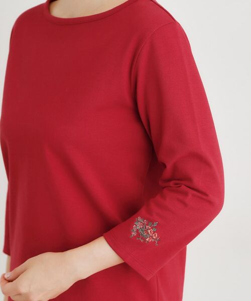 LAURA ASHLEY / ローラ アシュレイ カットソー | 【人気アイテム！袖刺繍あり】デラヴェジャージーカットソー | 詳細21