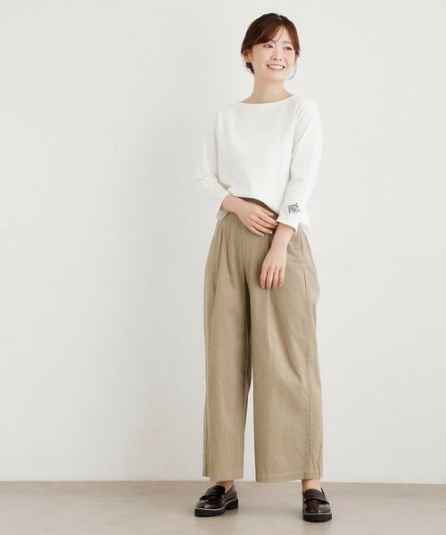 LAURA ASHLEY / ローラ アシュレイ カットソー | 【人気アイテム！袖刺繍あり】デラヴェジャージーカットソー | 詳細3