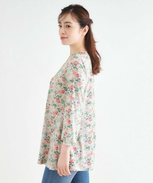 LAURA ASHLEY / ローラ アシュレイ チュニック | 【洗える／ジャージ素材／同柄アイテムあり】ロミリー柄 チュニック | 詳細10