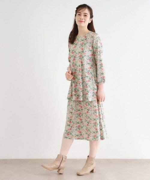 LAURA ASHLEY / ローラ アシュレイ チュニック | 【洗える／ジャージ素材／同柄アイテムあり】ロミリー柄 チュニック | 詳細3