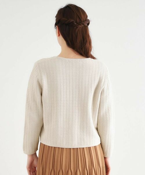 LAURA ASHLEY / ローラ アシュレイ カーディガン・ボレロ | 【洗える／コットン100％／刻印ボタン】コームドコットンカーディガン | 詳細11