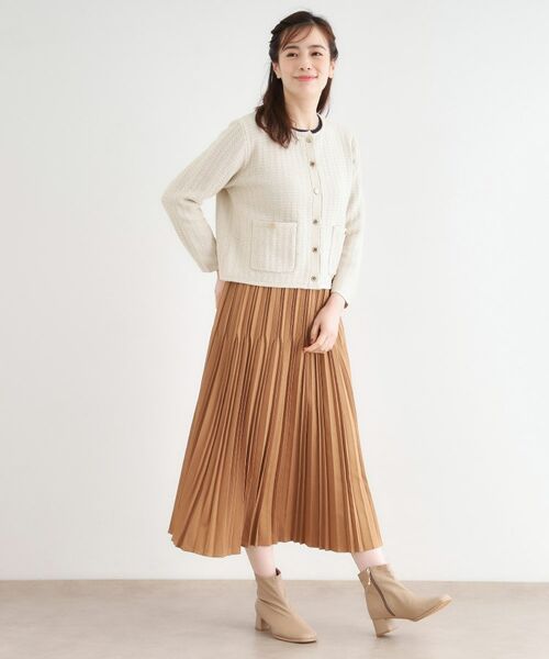 LAURA ASHLEY / ローラ アシュレイ カーディガン・ボレロ | 【洗える／コットン100％／刻印ボタン】コームドコットンカーディガン | 詳細2