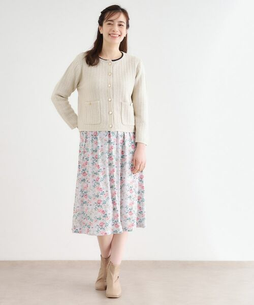 LAURA ASHLEY / ローラ アシュレイ カーディガン・ボレロ | 【洗える／コットン100％／刻印ボタン】コームドコットンカーディガン | 詳細3