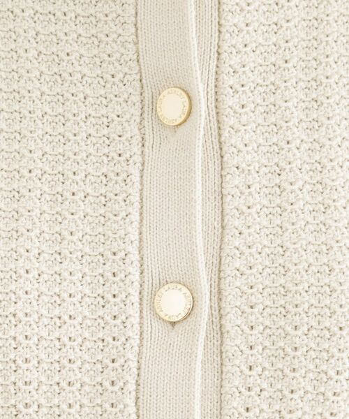 LAURA ASHLEY / ローラ アシュレイ カーディガン・ボレロ | 【洗える／コットン100％／刻印ボタン】コームドコットンカーディガン | 詳細4