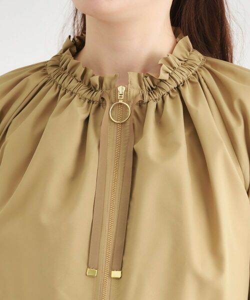 LAURA ASHLEY / ローラ アシュレイ レザーブルゾン・ジャケット | 【洗える／撥水】マットタフタ フレアブルゾン | 詳細15