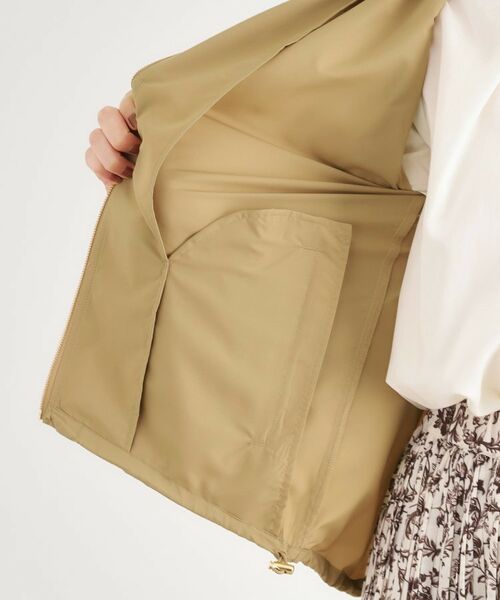 LAURA ASHLEY / ローラ アシュレイ レザーブルゾン・ジャケット | 【洗える／撥水】マットタフタ フレアブルゾン | 詳細20