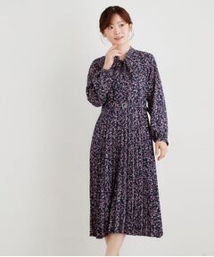 LAURA ASHLEY / ローラ アシュレイ ミニ丈・ひざ丈ワンピース | 【洗える／同柄アイテムあり】トゥワイダル チューリップス柄 ワンピース