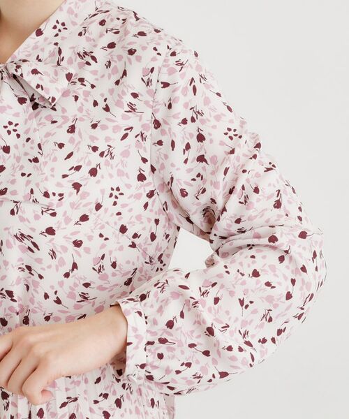 LAURA ASHLEY / ローラ アシュレイ ミニ丈・ひざ丈ワンピース | 【洗える／同柄アイテムあり】トゥワイダル チューリップス柄 ワンピース | 詳細14