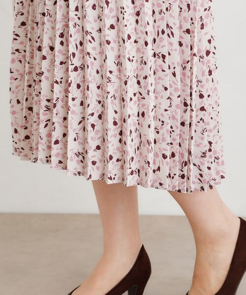 LAURA ASHLEY / ローラ アシュレイ ミニ丈・ひざ丈ワンピース | 【洗える／同柄アイテムあり】トゥワイダル チューリップス柄 ワンピース | 詳細16