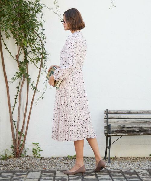 LAURA ASHLEY / ローラ アシュレイ ミニ丈・ひざ丈ワンピース | 【洗える／同柄アイテムあり】トゥワイダル チューリップス柄 ワンピース | 詳細19