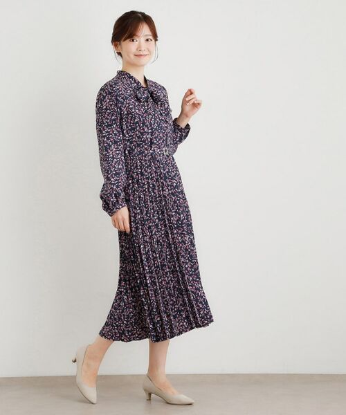 LAURA ASHLEY / ローラ アシュレイ ミニ丈・ひざ丈ワンピース | 【洗える／同柄アイテムあり】トゥワイダル チューリップス柄 ワンピース | 詳細6