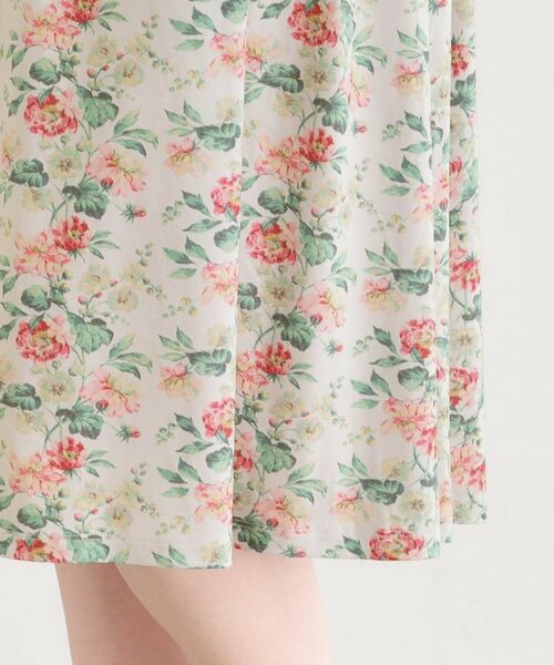 LAURA ASHLEY / ローラ アシュレイ ミニ丈・ひざ丈ワンピース | 【洗える／ジャージ素材／同柄アイテムあり】ロミリー柄 ワンピース | 詳細16