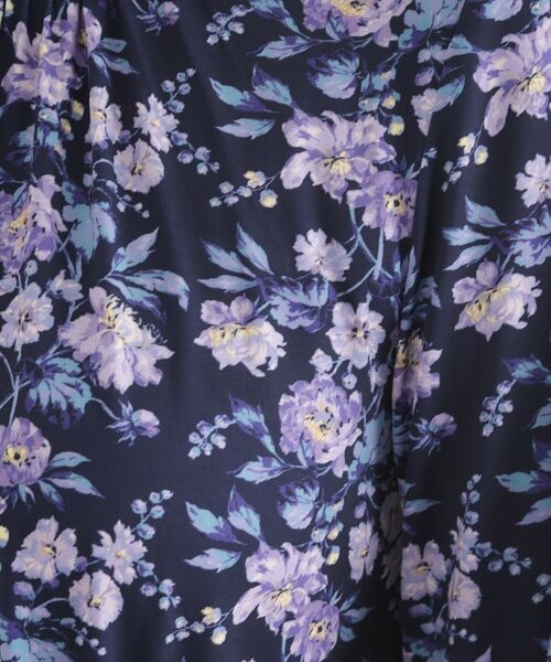 LAURA ASHLEY / ローラ アシュレイ ミニ丈・ひざ丈ワンピース | 【洗える／ジャージ素材／同柄アイテムあり】ロミリー柄 ワンピース | 詳細8