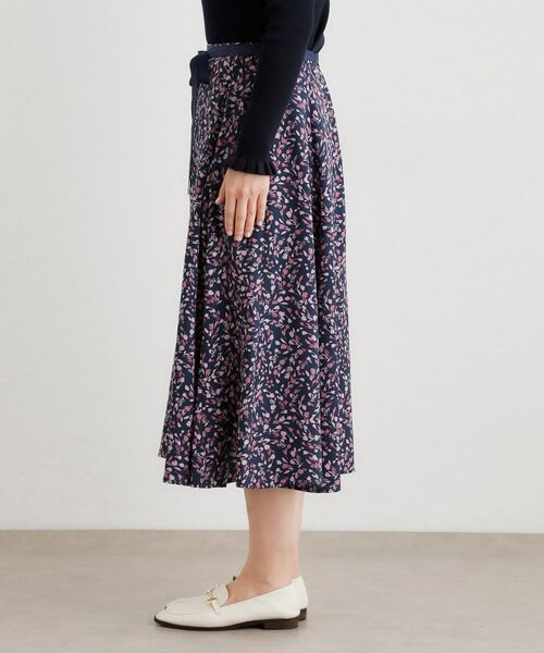 LAURA ASHLEY / ローラ アシュレイ スカート | 【洗える／同柄アイテムあり】トゥワイダル チューリップス柄スカート | 詳細10