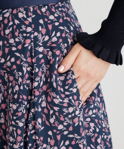 LAURA ASHLEY / ローラ アシュレイ スカート | 【洗える／同柄アイテムあり】トゥワイダル チューリップス柄スカート | 詳細13