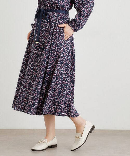 LAURA ASHLEY / ローラ アシュレイ スカート | 【洗える／同柄アイテムあり】トゥワイダル チューリップス柄スカート | 詳細5