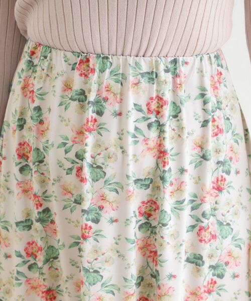 LAURA ASHLEY / ローラ アシュレイ スカート | 【洗える／ジャージ素材／ウエストゴム／同柄アイテムあり】ロミリー柄 スカート | 詳細12