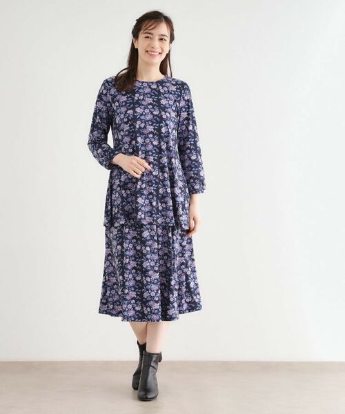 LAURA ASHLEY / ローラ アシュレイ スカート | 【洗える／ジャージ素材／ウエストゴム／同柄アイテムあり】ロミリー柄 スカート | 詳細6