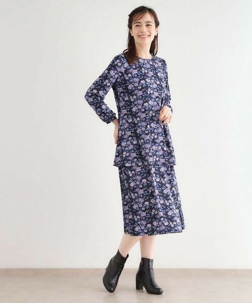 LAURA ASHLEY / ローラ アシュレイ スカート | 【洗える／ジャージ素材／ウエストゴム／同柄アイテムあり】ロミリー柄 スカート | 詳細7