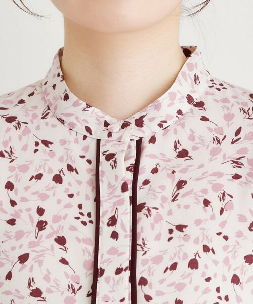LAURA ASHLEY / ローラ アシュレイ シャツ・ブラウス | 【洗える／同柄アイテムあり】トゥワイダル チューリップス柄ブラウス | 詳細12