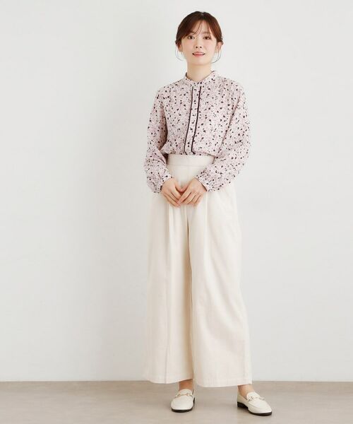 LAURA ASHLEY / ローラ アシュレイ シャツ・ブラウス | 【洗える／同柄アイテムあり】トゥワイダル チューリップス柄ブラウス | 詳細2