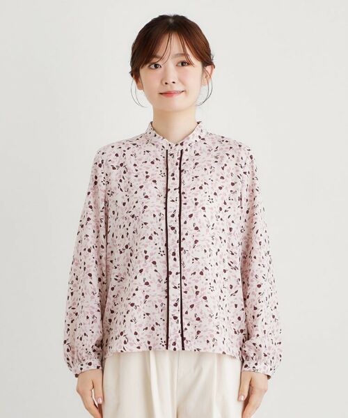 LAURA ASHLEY / ローラ アシュレイ シャツ・ブラウス | 【洗える／同柄アイテムあり】トゥワイダル チューリップス柄ブラウス | 詳細9