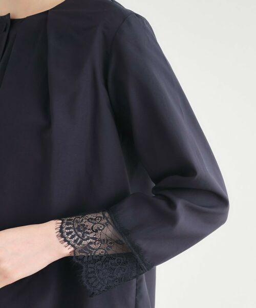 LAURA ASHLEY / ローラ アシュレイ シャツ・ブラウス | 【羽織に使える／ラッセルレース】セルロースブラウス | 詳細14