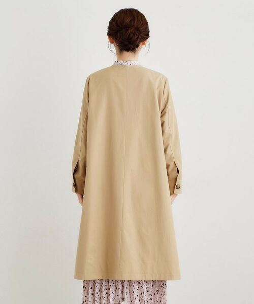 LAURA ASHLEY / ローラ アシュレイ その他アウター | 【袖裏柄あり】ノーカラーロングコート | 詳細13