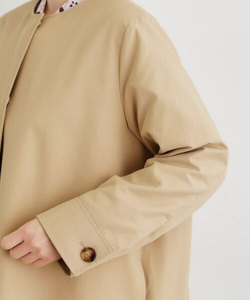 LAURA ASHLEY / ローラ アシュレイ その他アウター | 【袖裏柄あり】ノーカラーロングコート | 詳細15