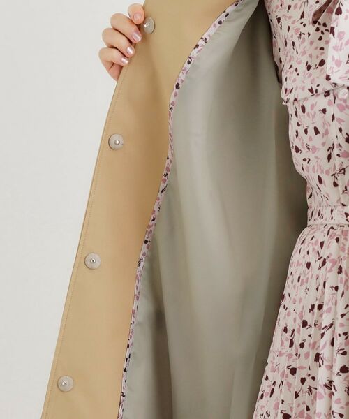 LAURA ASHLEY / ローラ アシュレイ その他アウター | 【袖裏柄あり】ノーカラーロングコート | 詳細18