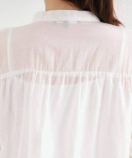 LAURA ASHLEY / ローラ アシュレイ シャツ・ブラウス | 【七分袖／洗える／インド刺繍／羽織に使える】レーヨン混ブラウス | 詳細9
