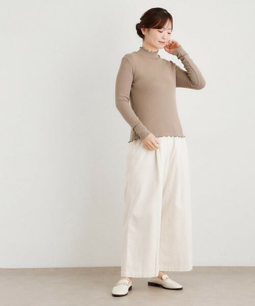 LAURA ASHLEY / ローラ アシュレイ カットソー | 【定番人気アイテム！裏起毛】メロウエラスティックタートルプルオーバー | 詳細10