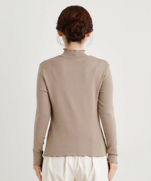 LAURA ASHLEY / ローラ アシュレイ カットソー | 【定番人気アイテム！裏起毛】メロウエラスティックタートルプルオーバー | 詳細15