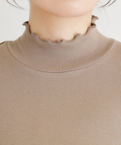 LAURA ASHLEY / ローラ アシュレイ カットソー | 【定番人気アイテム！裏起毛】メロウエラスティックタートルプルオーバー | 詳細16