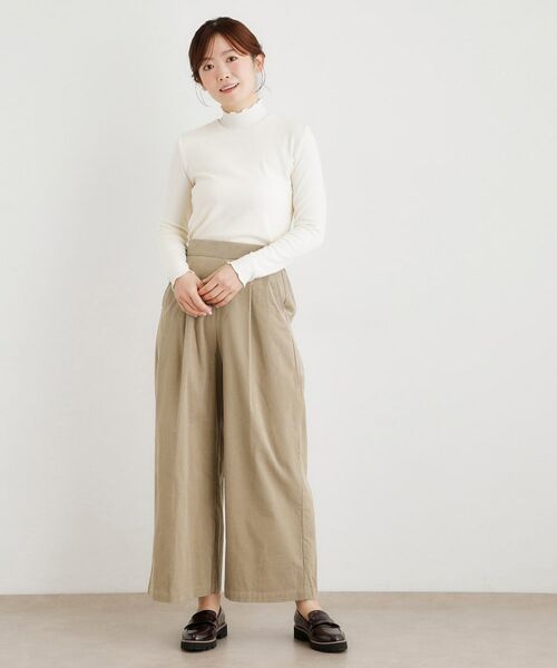 LAURA ASHLEY / ローラ アシュレイ カットソー | 【定番人気アイテム！裏起毛】メロウエラスティックタートルプルオーバー | 詳細2