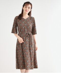 美品●ローラアシュレイ●ドッキングワンピース●ベージュ●ニット●ツイード●半袖 LAURA ASHLEY / ローラ アシュレイ （レディース） ワンピース