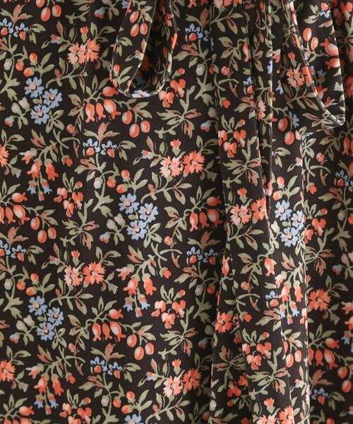 LAURA ASHLEY / ローラ アシュレイ ミニ丈・ひざ丈ワンピース | 【大好評!WEB限定/5分袖/洗える/ジャージ素材/M-LL3サイズ】アイレソン柄ワンピース | 詳細4