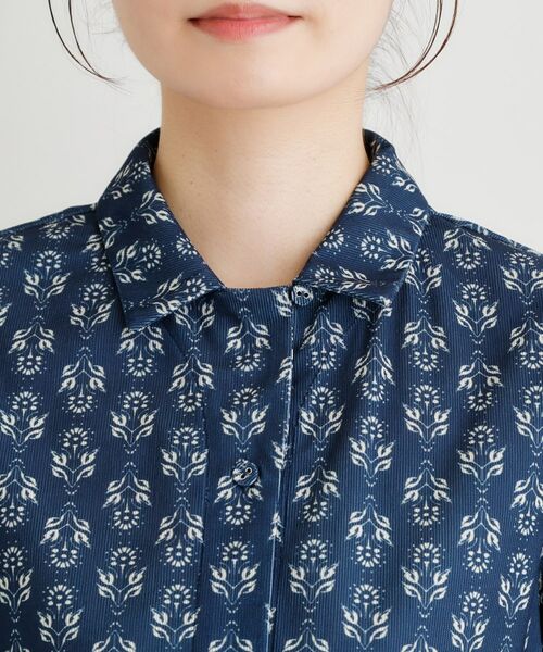 LAURA ASHLEY / ローラ アシュレイ ミニ丈・ひざ丈ワンピース | 【WEB限定/洗える/M‐LL 3サイズ/羽織に使える】シュルートン柄コーデュロイワンピース | 詳細13