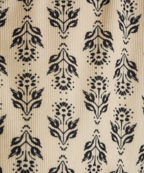 LAURA ASHLEY / ローラ アシュレイ ミニ丈・ひざ丈ワンピース | 【WEB限定/洗える/M‐LL 3サイズ/羽織に使える】シュルートン柄コーデュロイワンピース | 詳細4