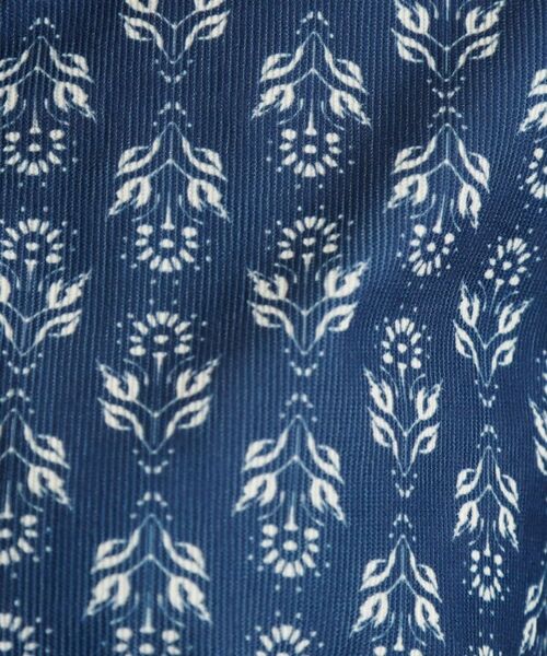 LAURA ASHLEY / ローラ アシュレイ ミニ丈・ひざ丈ワンピース | 【WEB限定/洗える/M‐LL 3サイズ/羽織に使える】シュルートン柄コーデュロイワンピース | 詳細8