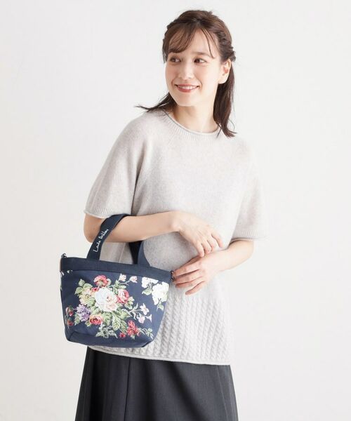 LAURA ASHLEY / ローラ アシュレイ トートバッグ | ローズモア柄 トートバッグ S | 詳細1