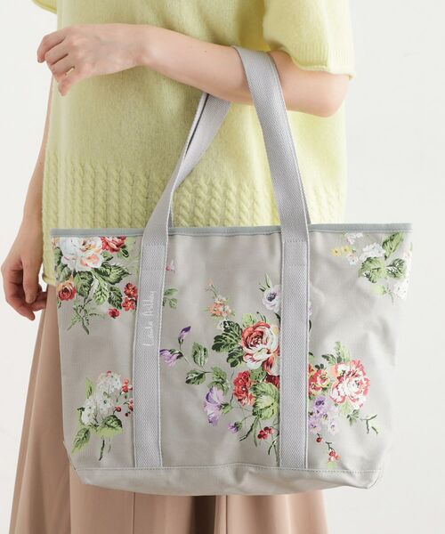 LAURA ASHLEY / ローラ アシュレイ トートバッグ | ローズモア柄 トートバッグ M | 詳細1