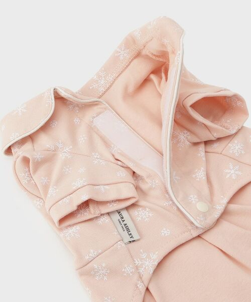 LAURA ASHLEY / ローラ アシュレイ ペットグッズ | 【パジャマ・帽子セット/面ファスナー仕様】スノー フレーク柄 ドッグウエア | 詳細3