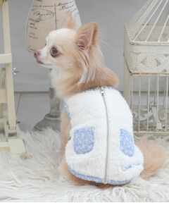 LAURA ASHLEY / ローラ アシュレイ ペットグッズ | 【ふわふわ素材/面ファスナー仕様】グリンテグ柄 ドッグウエア