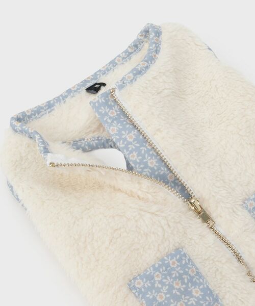 LAURA ASHLEY / ローラ アシュレイ ペットグッズ | 【ふわふわ素材/面ファスナー仕様】グリンテグ柄 ドッグウエア | 詳細5