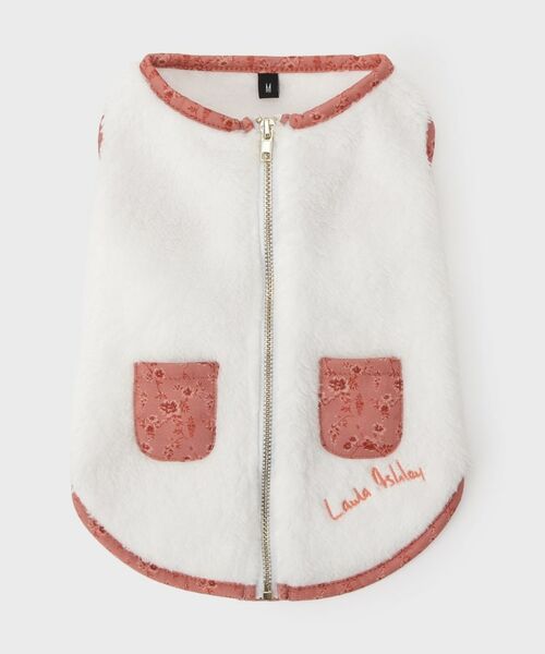 LAURA ASHLEY / ローラ アシュレイ ペットグッズ | 【ふわふわ素材/面ファスナー仕様】ミルソープ柄 ドッグウエア | 詳細1