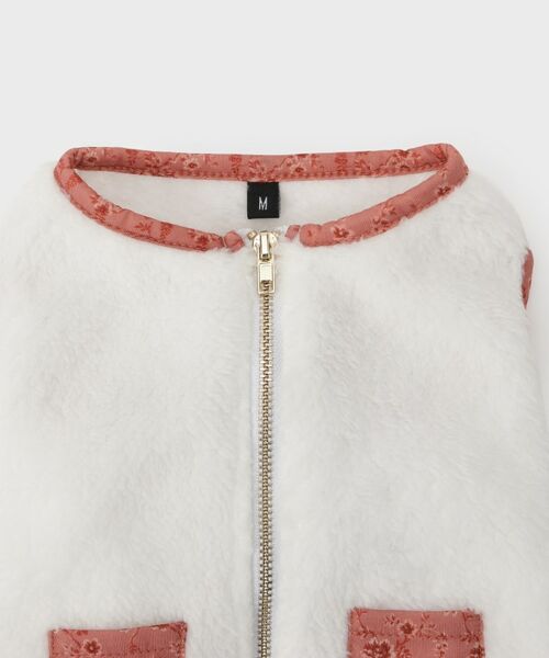 LAURA ASHLEY / ローラ アシュレイ ペットグッズ | 【ふわふわ素材/面ファスナー仕様】ミルソープ柄 ドッグウエア | 詳細3