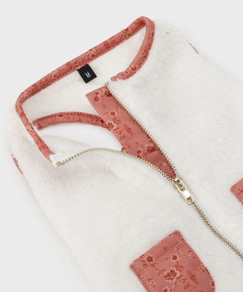 LAURA ASHLEY / ローラ アシュレイ ペットグッズ | 【ふわふわ素材/面ファスナー仕様】ミルソープ柄 ドッグウエア | 詳細4