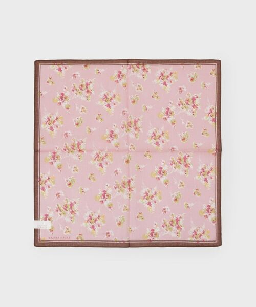 LAURA ASHLEY / ローラ アシュレイ ハンカチ | アディンガム ブルームス柄 プリントハンカチ | 詳細2